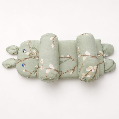 Head Shaping Pillow for Round Head - Light Green - Branches