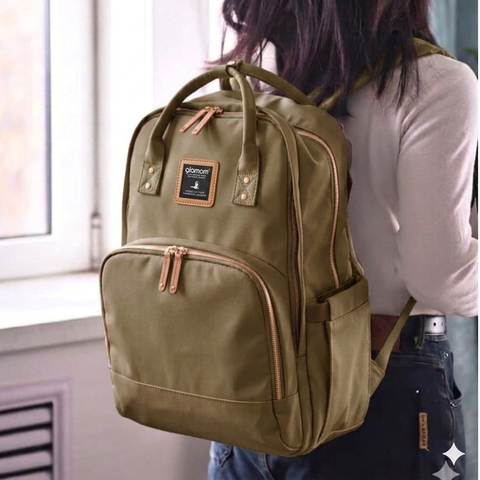 Alamom - Waterproof Diaper Backpack - Brown