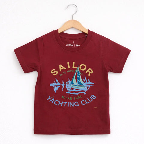 Bonton - T-Shirt - Sailor - Maroon