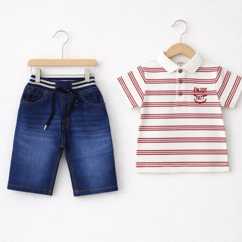 ZS - T-Shirt & Short - Maroon - Juicy