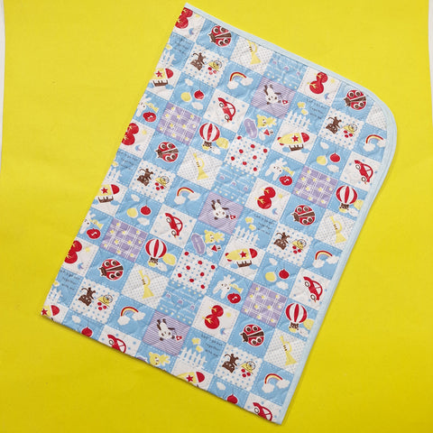 Diaper Changing Sheet - Large - Blue - Balloons