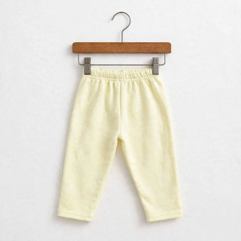 Terry Baby Trouser – Lemon | Winter Trouser 3 Months–6 Years