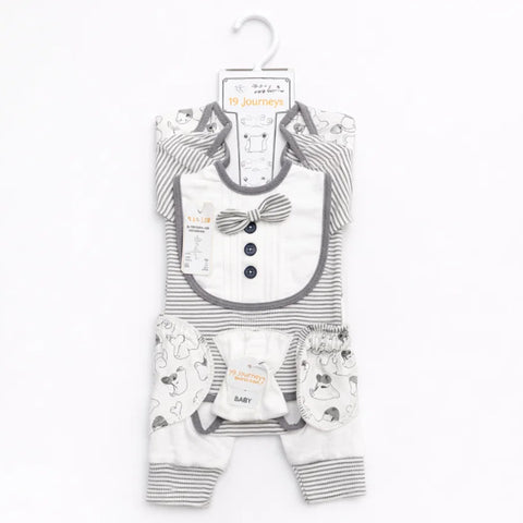 JL - Cotton Interlock - 10 Pieces - Bow Lining - Starter Set - Grey