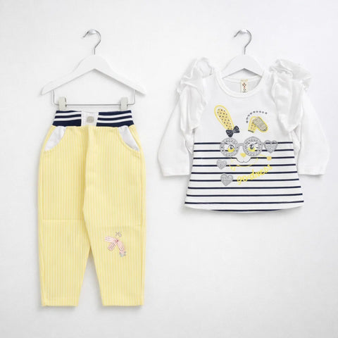 G&G - 2 Pieces - Suit Set - Yellow - Princess Eyes
