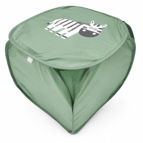 Laundry Basket - Zebra - Green