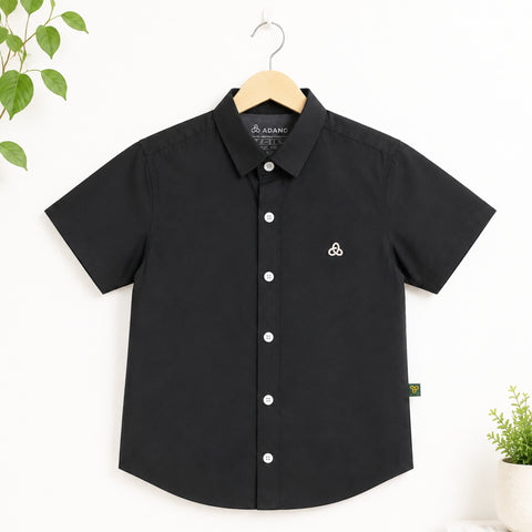 ADN - Casual Shirt - Plain - Bottle Green