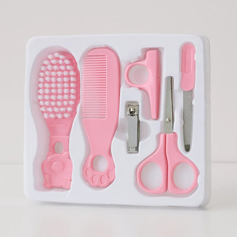 5 Pieces - Baby Care Kit - Pink