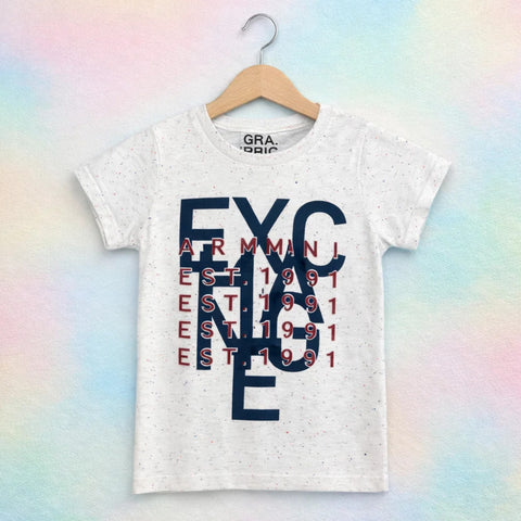 GT - Short Sleeve - Round Neck - T-Shirt - White - Exchange
