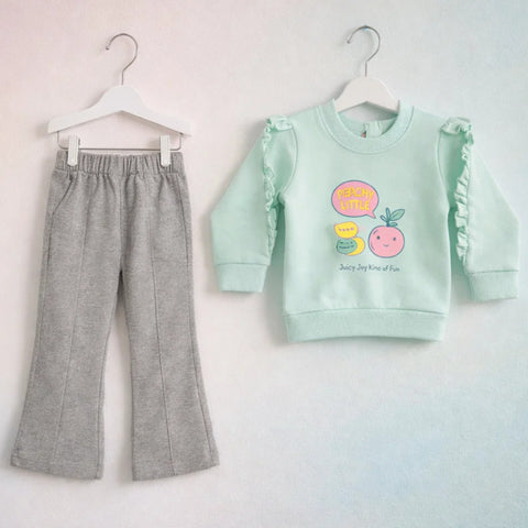 Six Bro - 2 Pieces - Suit Set - Green - Fresh Juice