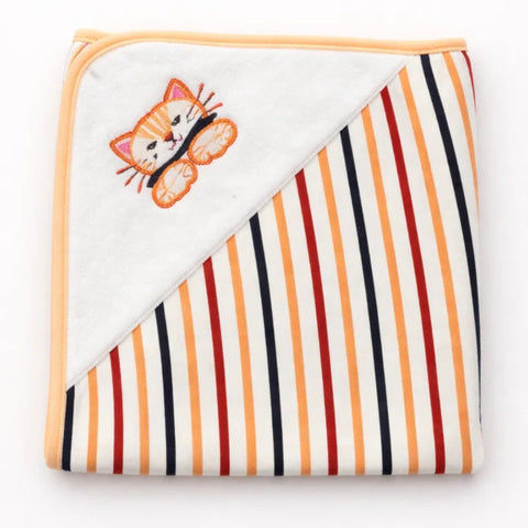 Lovely Soft - Multi Lining - Bath Towel - Peach