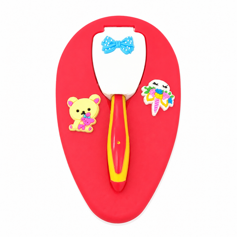 2 Pieces Infant Feeding Set - Characters - Red