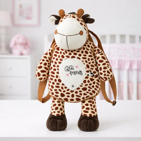 Stuff Toy - Character Backpack - Cream - Giraffe - 119492