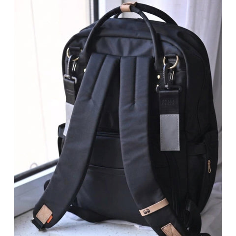 Alamom - Waterproof Diaper Backpack - Black