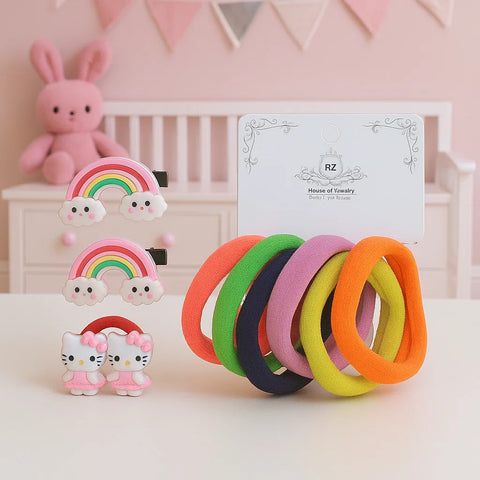 Glitters - Bundle of Colorful Ponies & Character Pins