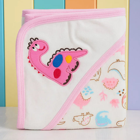 Kero Kids - Bath Towel - Pink - Dinosaur - Thailand