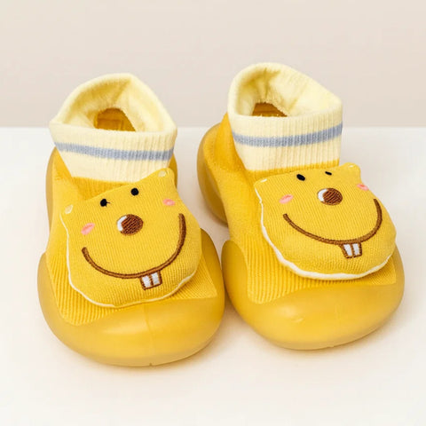 Skidders - Yellow - Smiling Bear