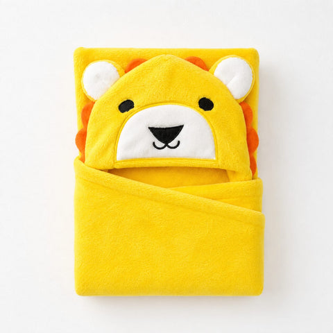Kolaco - Hoodie Blanket - Yellow - Bear