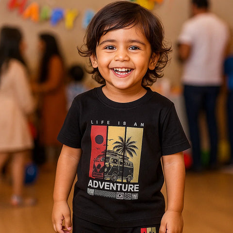 TBS_BRL - T-Shirt & Shorts - Black - Adventure