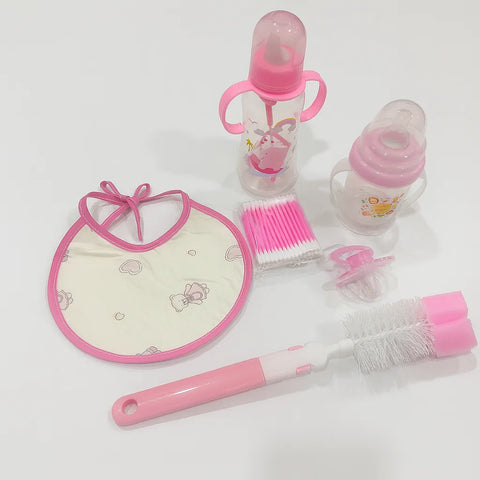 Dr Gym - 7 Pieces - Feeding Gift Set - Pink