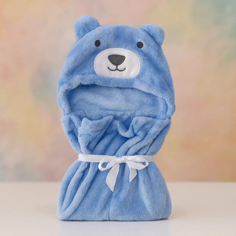 Kolaco - Hoodie Blanket - Blue - Bear