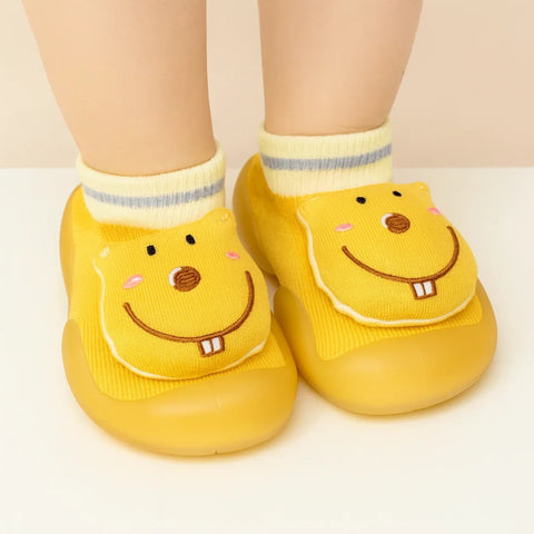 Skidders - Yellow - Smiling Bear