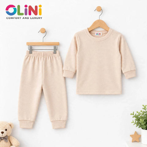 Polyester Viscose Thermal Body Warmer Set for Kids - Skin | 1-10 Years | OLINI