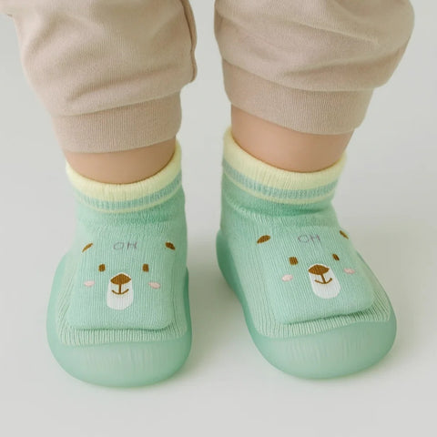 Skidders - Light Green - Square Bear
