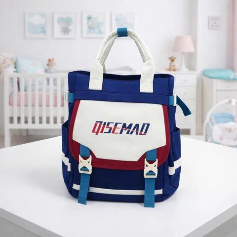 QISEMAO - Waterproof Diaper Backpack - Navy
