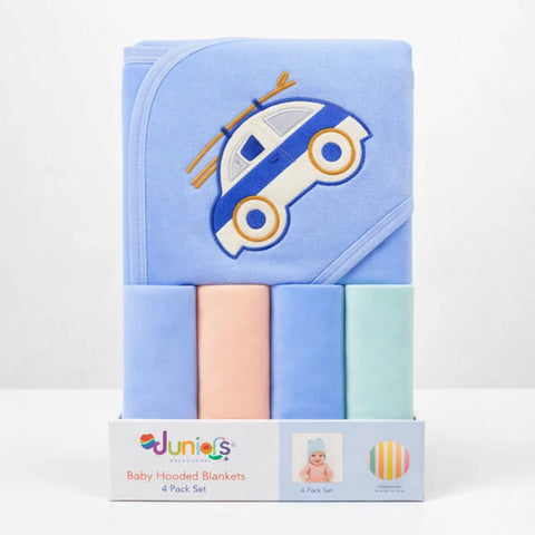 Junior's - 5 Pieces - Bath Towel Gift Set - Blue