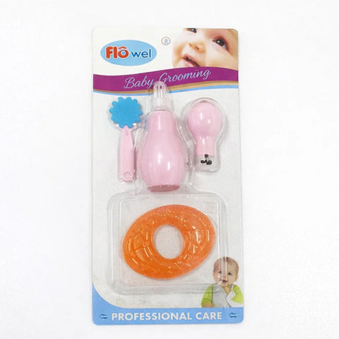 Flower Baby - 4 Pieces - Accessories Set - Pink
