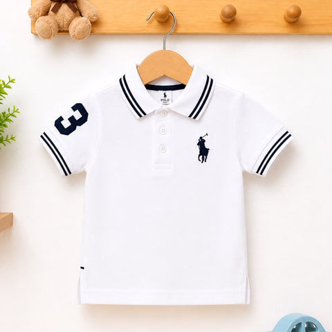 Polo T-Shirt Short Sleeves - White - RL