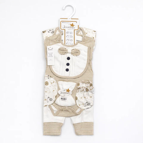 JL - Cotton Interlock - 10 Pieces - Bow Lining - Starter Set - Brown