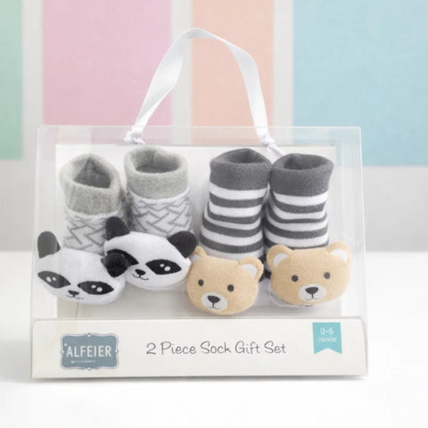Aifeier - 2 Pieces - Booties Gift Set - (0-9 Months)