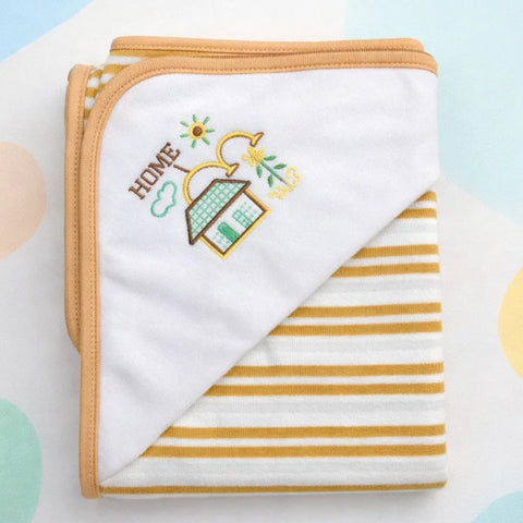 B&B - Bath Towel - Brown - Stripes