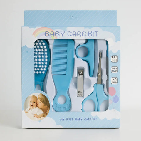 5 Pieces - Baby Care Kit - Blue