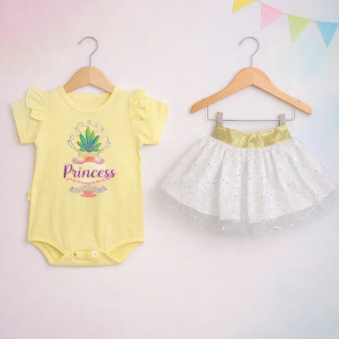 CM - 2 Pieces - Suit Set - Yellow - Princess