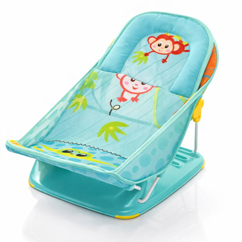 Mastela - Deluxe Baby Bather - Sea Green - Monkey