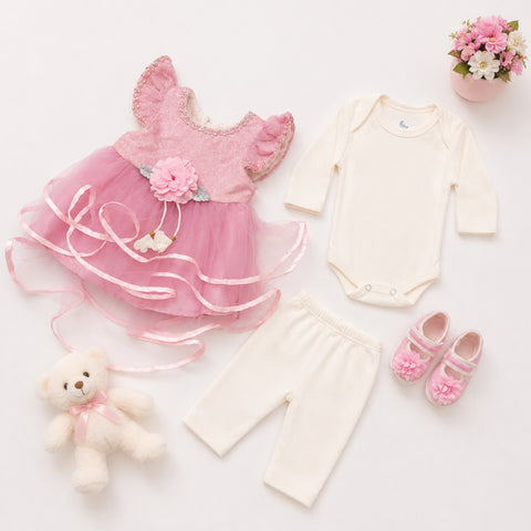 HY - 5 Pieces - Starter Set Box - One Flower - Plain - Pink