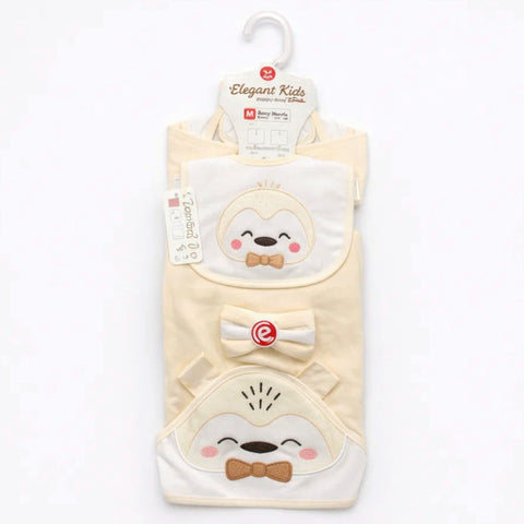 EK - Cotton Interlock - 10 Pieces - Penguin - Starter Set - Cream