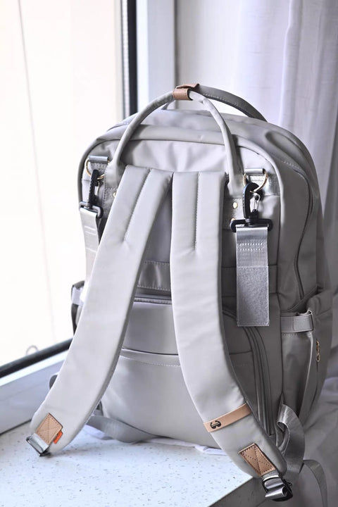 Alamom - Waterproof Diaper Backpack - Grey