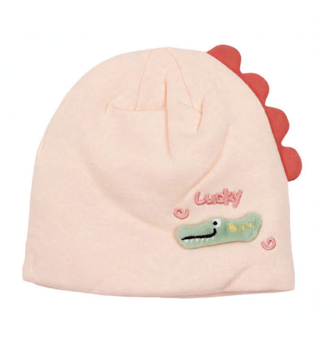 Imported Soft Winter Cap - Lucky Pink –  (0–3 Months)