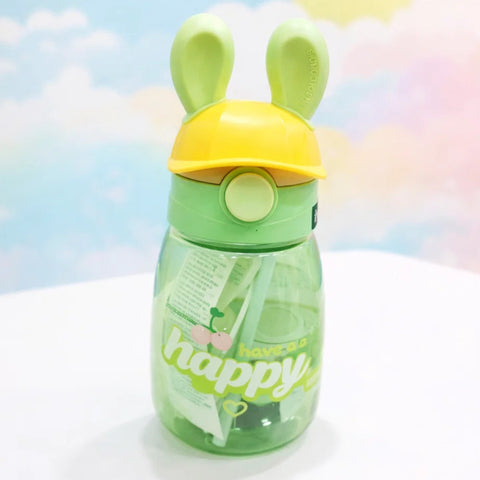 Happy - Straw Sippy Cup - Green - 550 ML