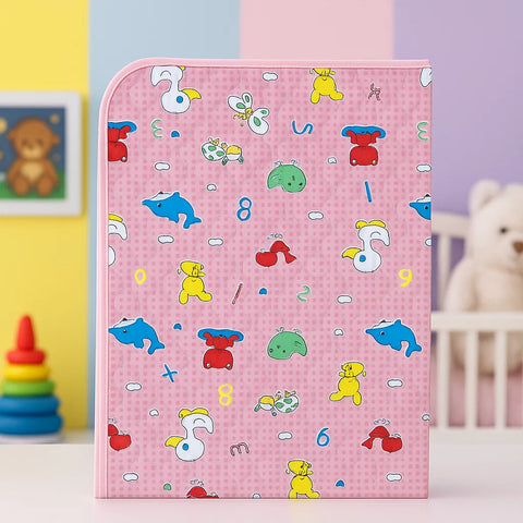 Diaper Changing Sheet - Large - Pink - Duck