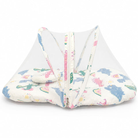 Infant Mosquito Bed Net - White - Jungle Kingdom - 26