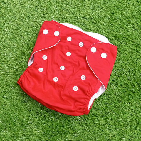 Reuseable Diaper - Red
