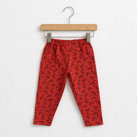Terry Baby Trouser – Brown Love | Winter Trouser 3 Months–6 Years