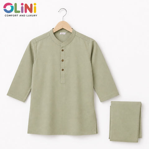 OLINI - All Season - Wash N Wear - Kurta Shalwar - Grey - YAM