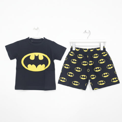 OL - Cotton Jersey - T-Shirt & Short - Black - Batman