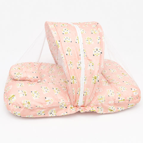Mosquito Bed Net - Pink - Cat & Bear - 26