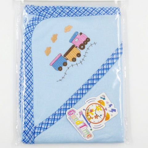 Good Time - Wrapping Sheet - Blue - Train